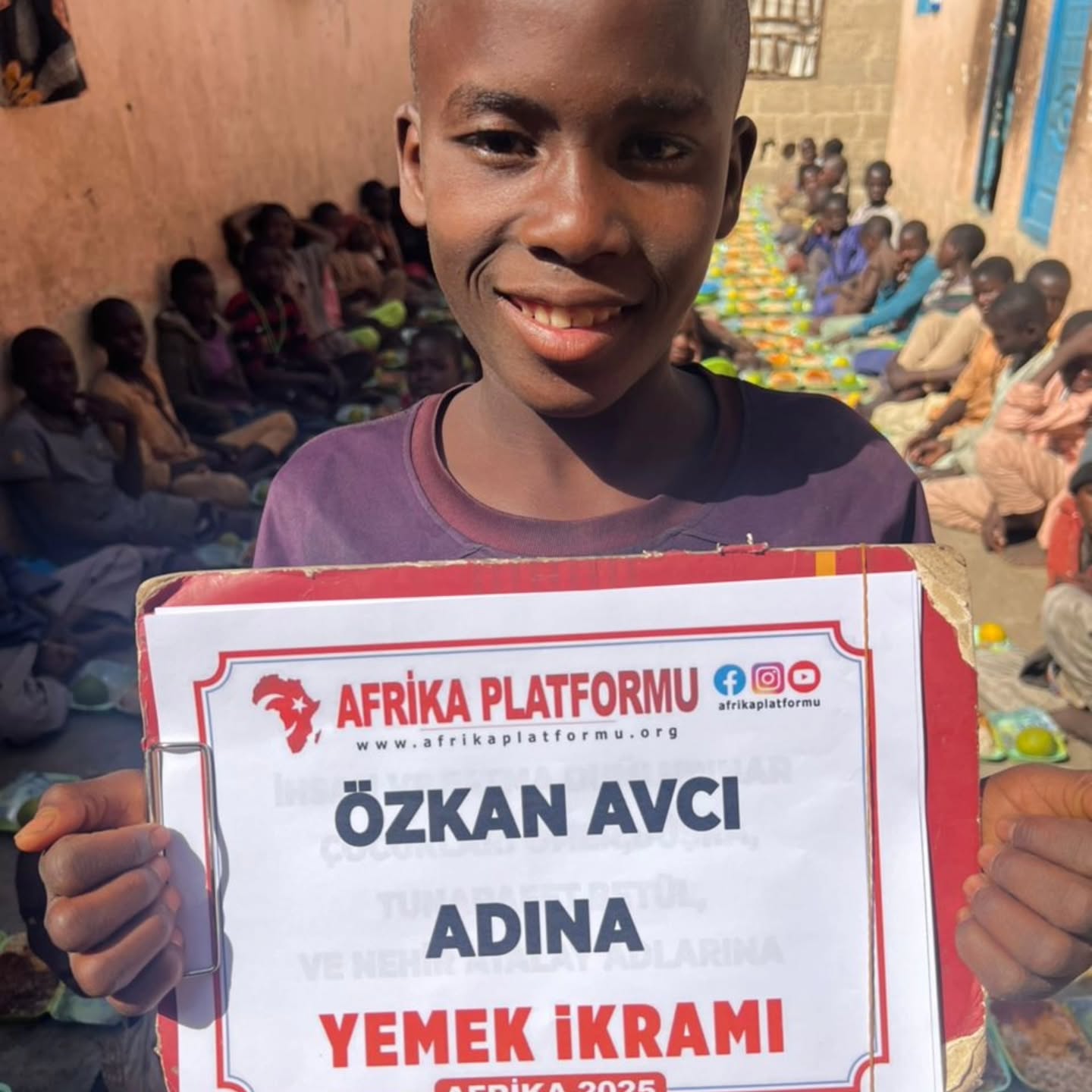 Afrika yemek organizasyonlarımız devam ediyor